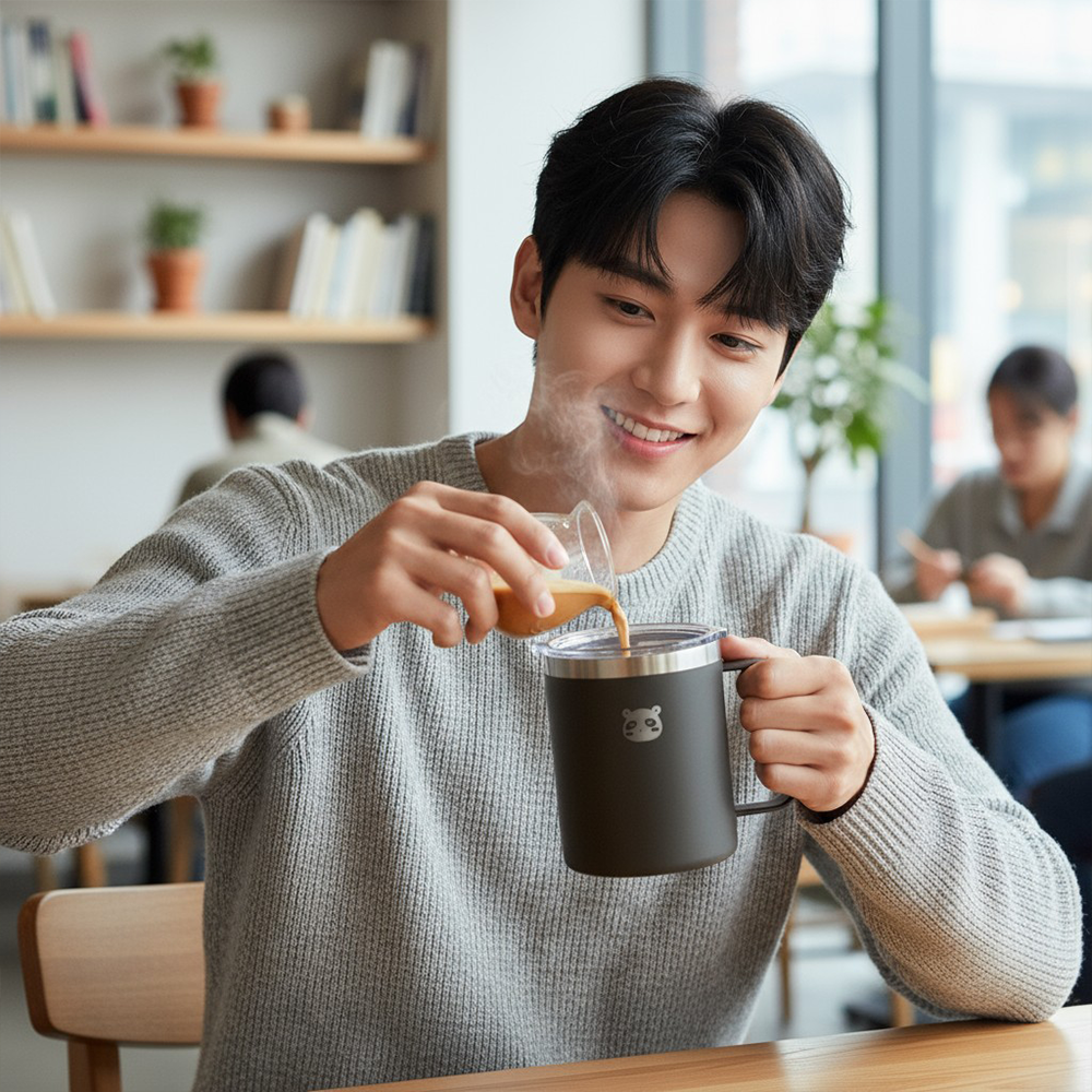 스텐 보온 머그컵 진공 텀블러 이중밀폐 텀블러 보온 텀블러 후기 머그컵 추천