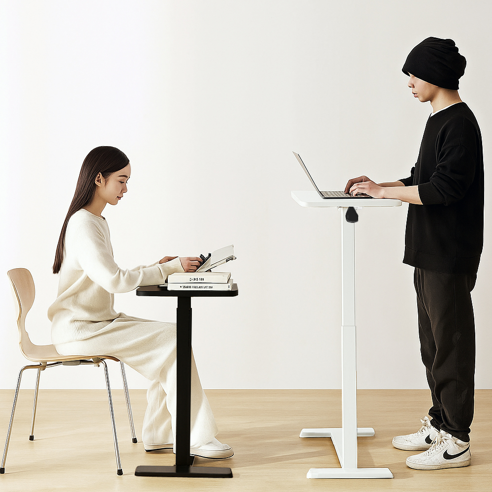 유압식 높이조절 사이드테이블 높이조절 미니 테이블 소파사이테이블 멀티 사이드테이블