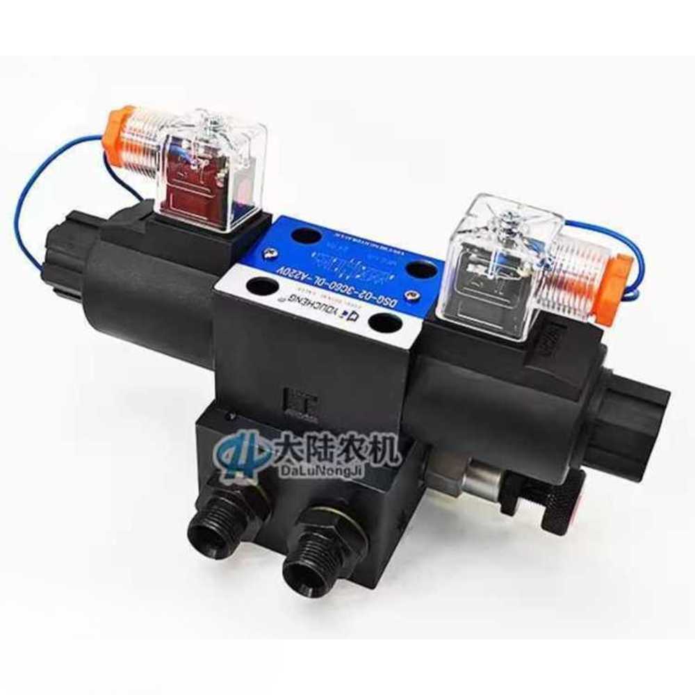 고압 유압 솔밸브 장비 제어 장치 자동화 설비 부품 6직경 12v 1유닛 + 밸브시트 - 상품 이미지