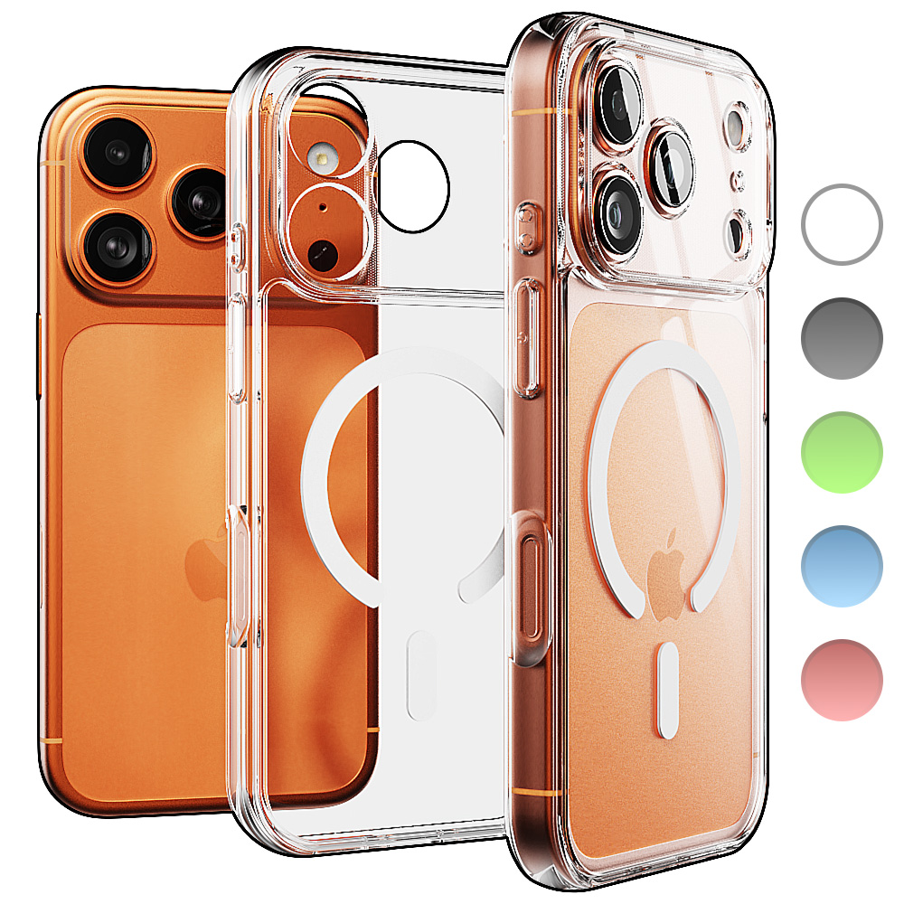 빅쏘 띠부띠부 5가지 컬러 범퍼 맥세이프 케이스 투명, 아이폰17 프로 제품 이미지