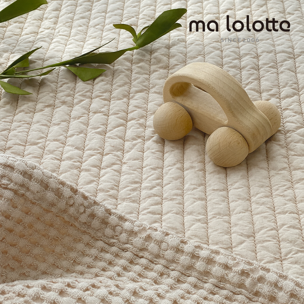 [마롤로뜨] 아기 침대패드 슈퍼싱글 쿠시노 100수 순면 누빔 이불패드 신생아 SS 호환