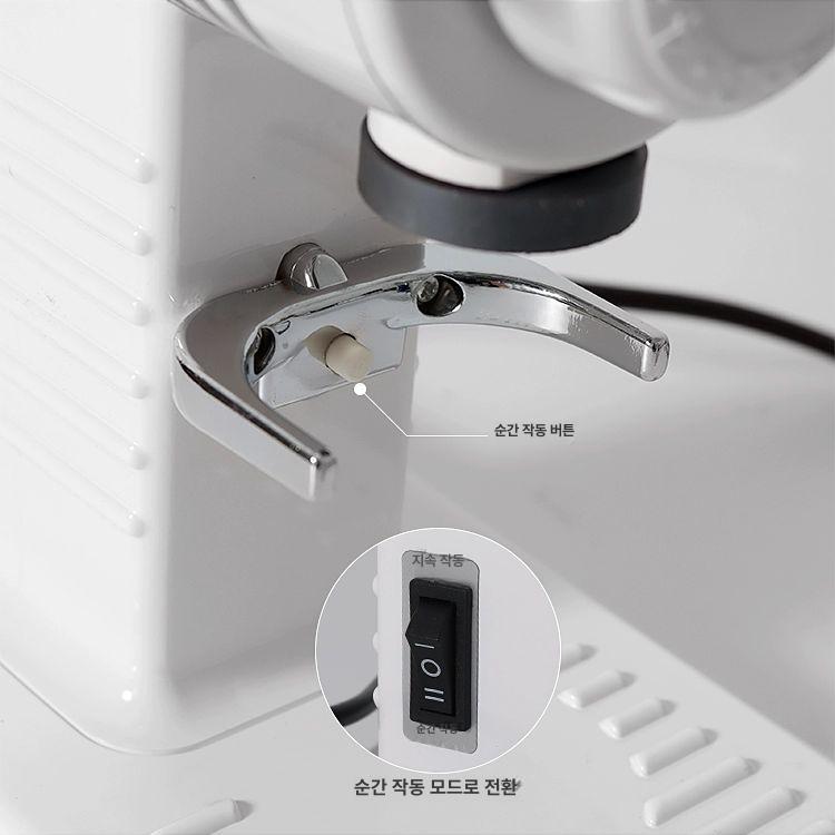 800N 그라인더 플랫 전동그라인더 핸드드립 커피 복각 블랙 - 상세 이미지 4