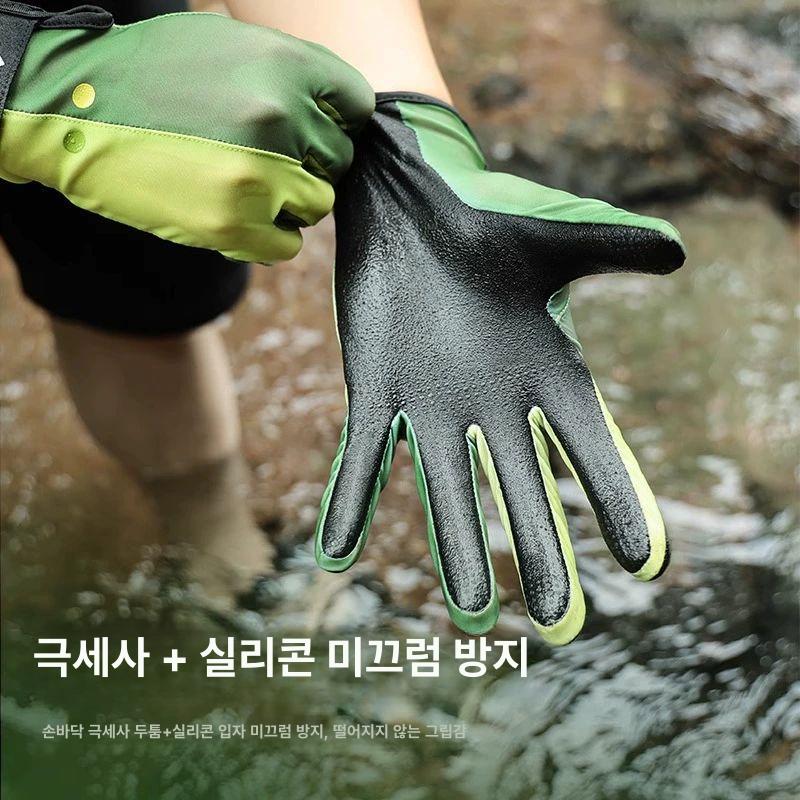 글러브 스킨스쿠버 다이빙장갑 잠수복 서핑 스쿠버다이빙 스쿠버 물놀이 스쿠버장갑 서핑장갑 클래식블랙 S - 상세 이미지 4