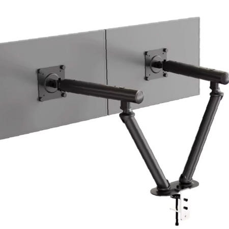 M5 모니터암 듀얼 디자이너 게이머 더블 모니터스탠드