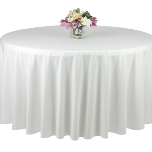 260cm 원형 행사 테이블보 행사용 박람회 웨딩 플리마켓 대형 천 협탁보 호텔 식탁보