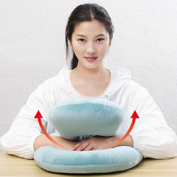 엎드리는쿠션 기대는 엎드림 엎드려 자는 베개 낮잠 책상 사무실 - 상세 이미지 2