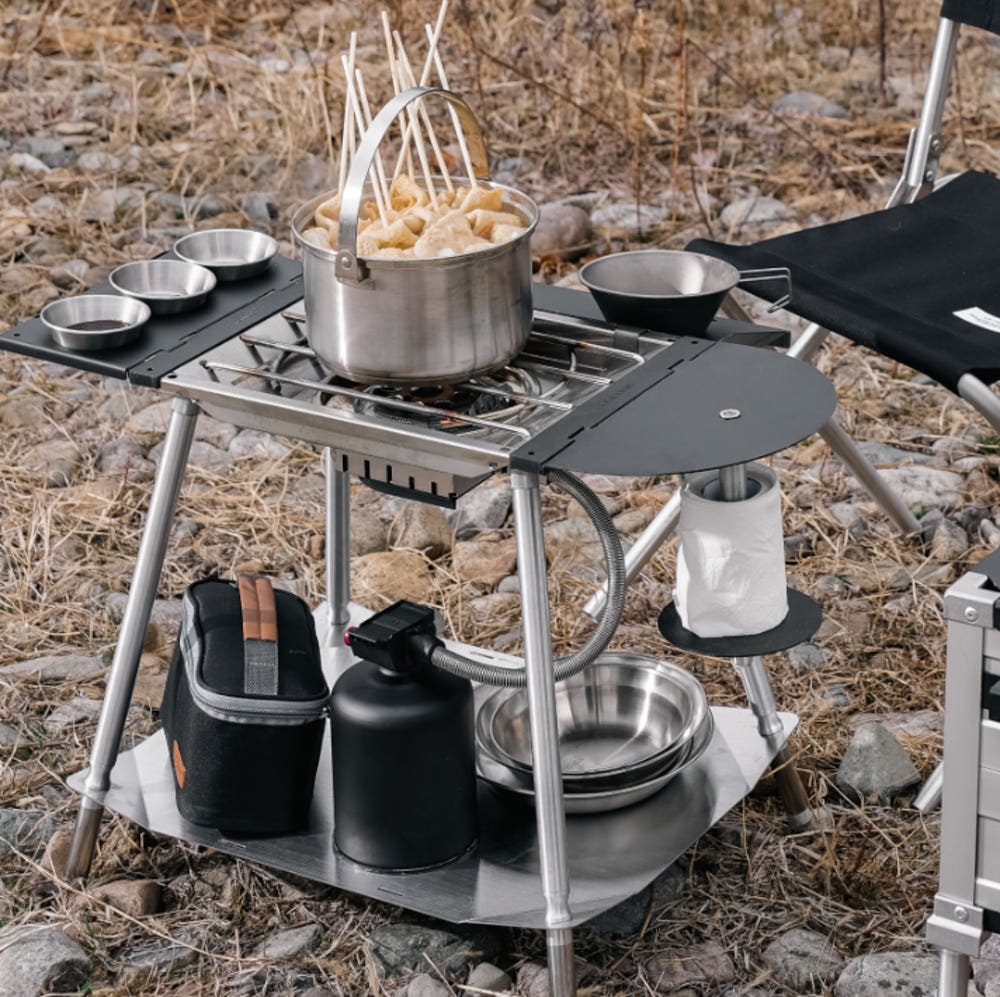 콤마나인 IBX 캠핑버너 IGT 원버너 플레이트 강염 고화력