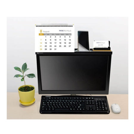 사무실 회사 명함 캘린더 일정표 모니터 거치 선반