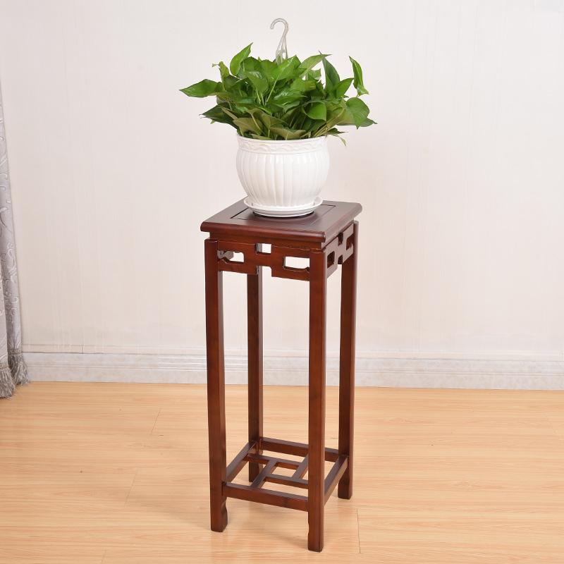 분재 스탠드 분재좌대 돌 화분 철제 화병 식당 진열대 받침대 선반 A 월넛 30cm 80cm A - 상세 이미지 3
