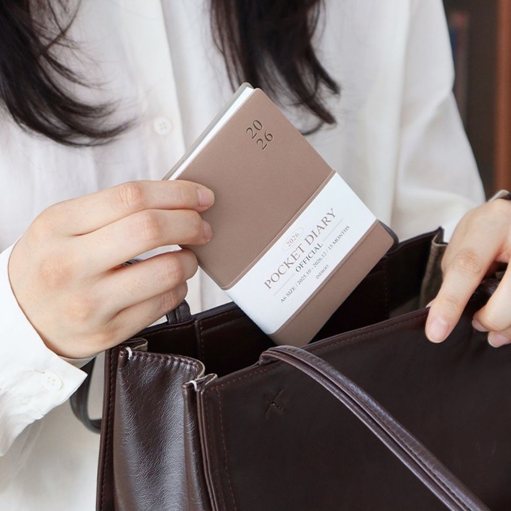 26년 미니 다이어리 2026년 수첩 작은 핸디 다이어리 2026 A6 월간 상세 이미지 5