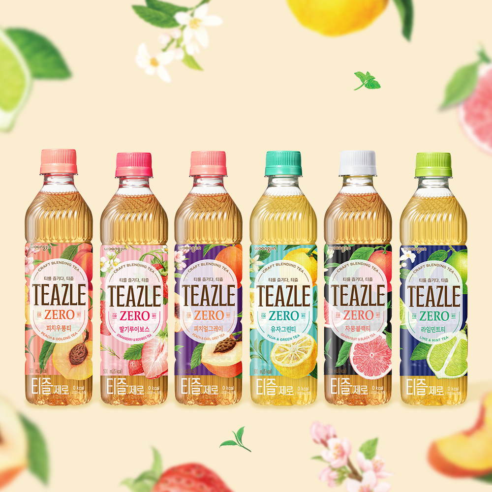 티즐 제로 피치우롱티 500mL 20개 외 5종