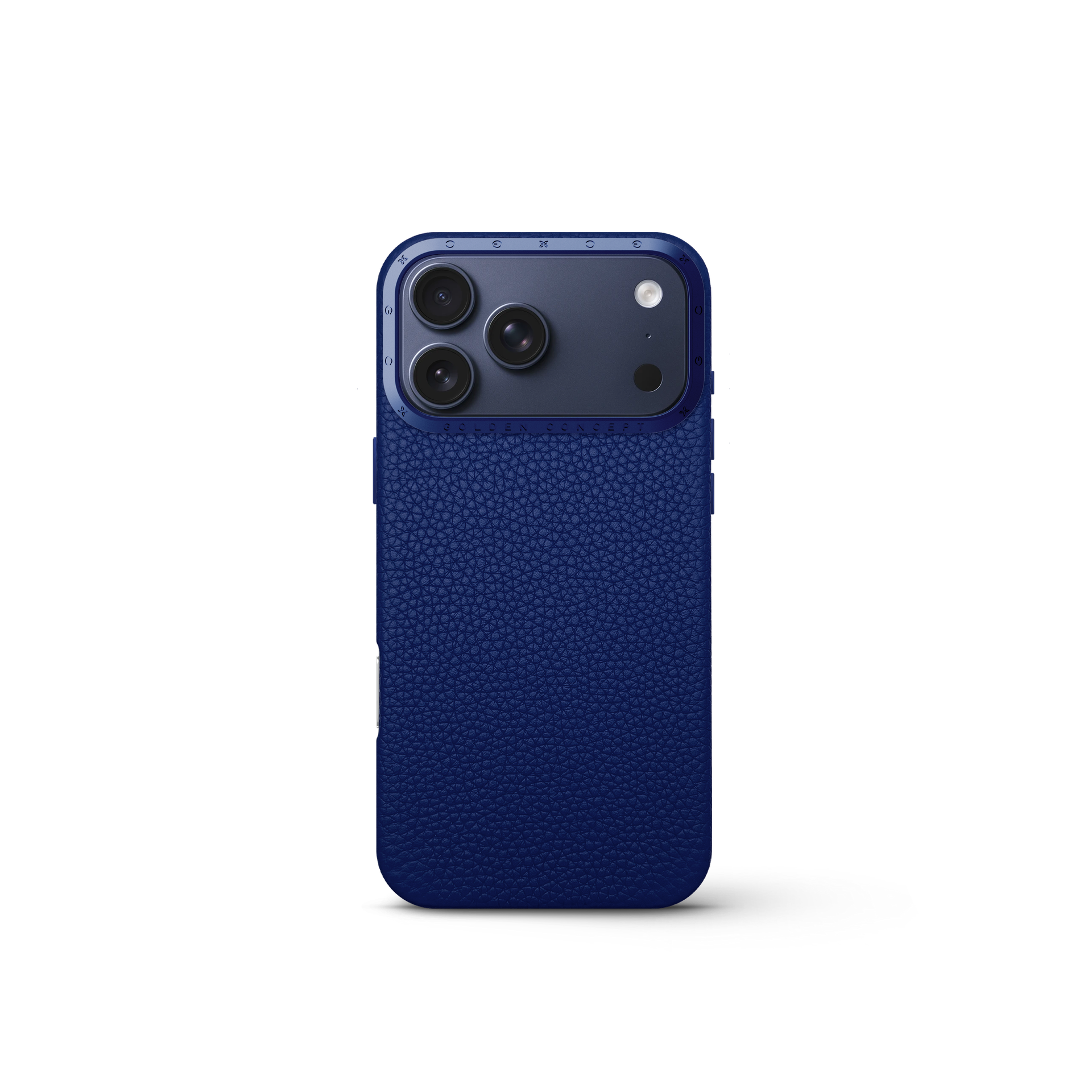 골든컨셉 아이폰17 케이스 - Full Grain Leather - Deep Blue - 상세 이미지 3