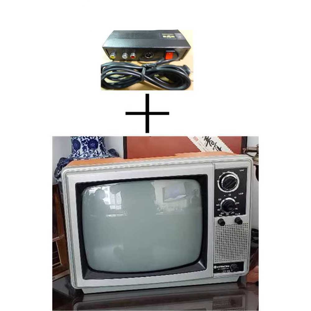옛날 TV 레트로 감성 빈티지 인테리어 소품 장식용 14인치 컬러 TV (오리지널) - 상품 이미지