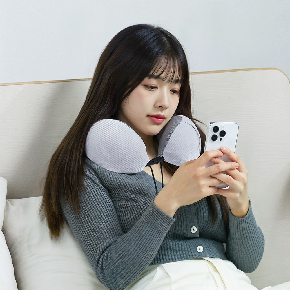 시홈 기내용 목베개 비행기 여행용 휴대용 메모리폼