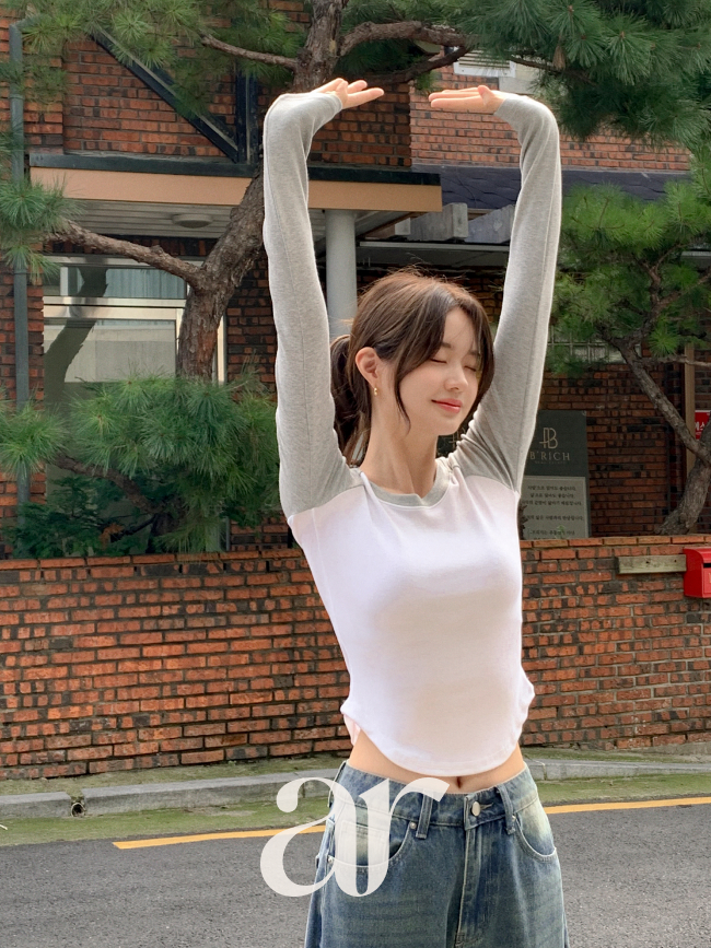 레트로무드 나그랑 티셔츠 ts4745 - 상세 이미지 5
