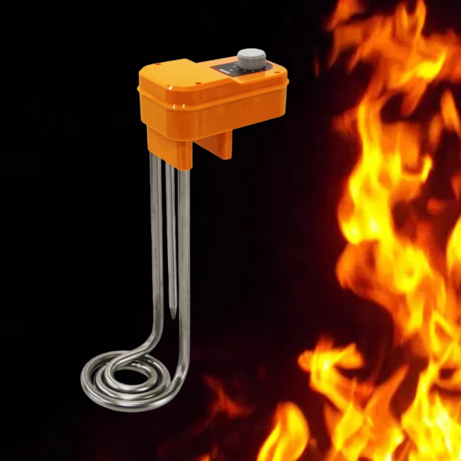 돼지꼬리히터 온수히터봉 물데우기 1.5KW 300mm