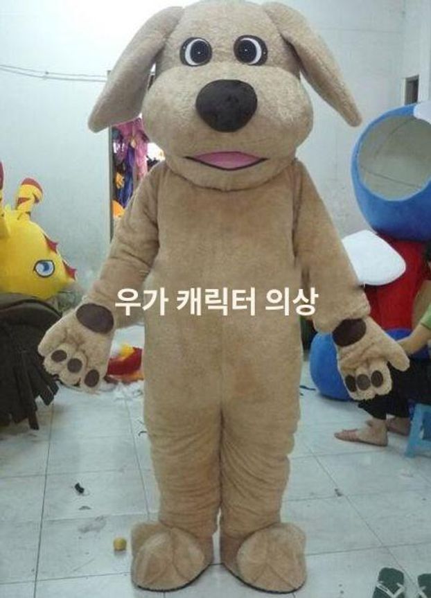 강아지 인형탈 개 코스프레 의상 이벤트 변장 축제 다크브라운 맞춤 제작 - 상세 이미지 5