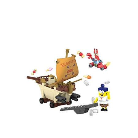 Mega Brands [해외]네모바지 스폰지<b>밥</b> <b>메가</b><b>블럭</b> 블록 버거모빌 대결 세트