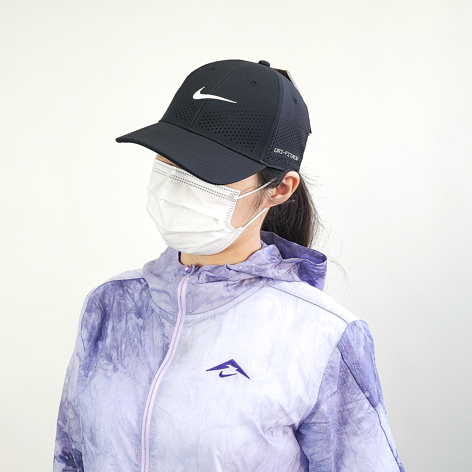 나이키 여성 드라이핏 골프 모자 남자 테니스 러닝 캡 블랙, M - 상세 이미지 5