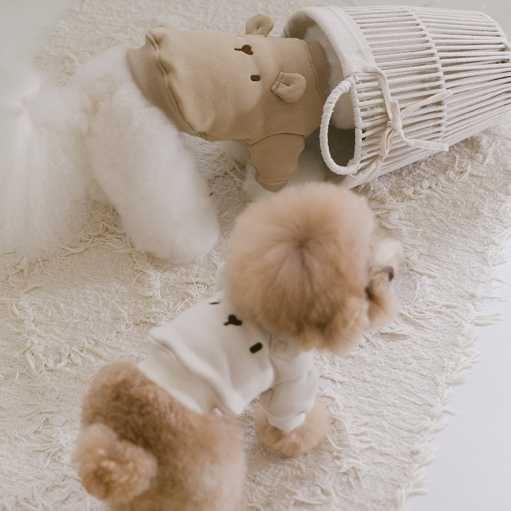 강아지옷 강아지 겨울옷 기모 티셔츠 누베어 이미지 7