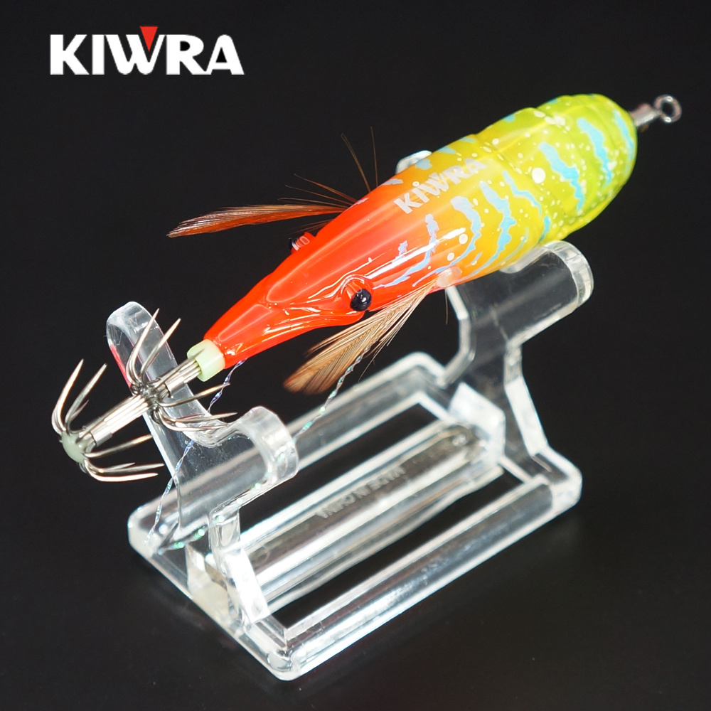 키우라 도깨비에기 우럭귀신 쭈꾸미 갑오징어 UV 케이무라 수평 레드옐로우, 60mm - 상품 이미지
