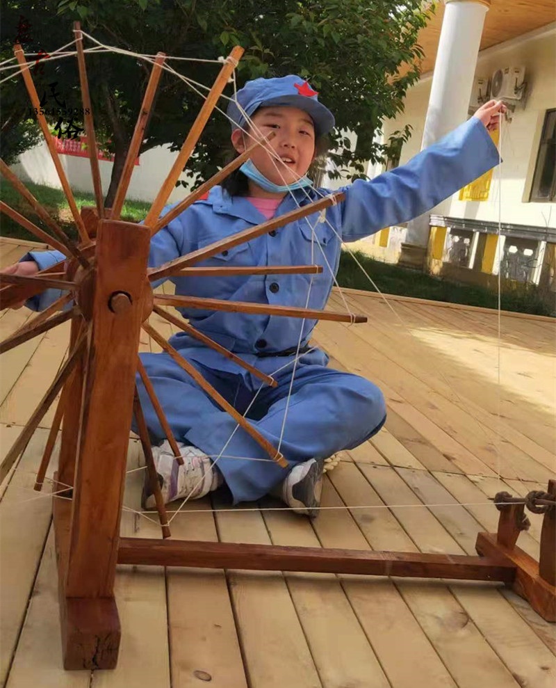 옛날물레 대형 전통공예 전시 장식품 풍차 공원 카페 마당 폭포 이미지 6