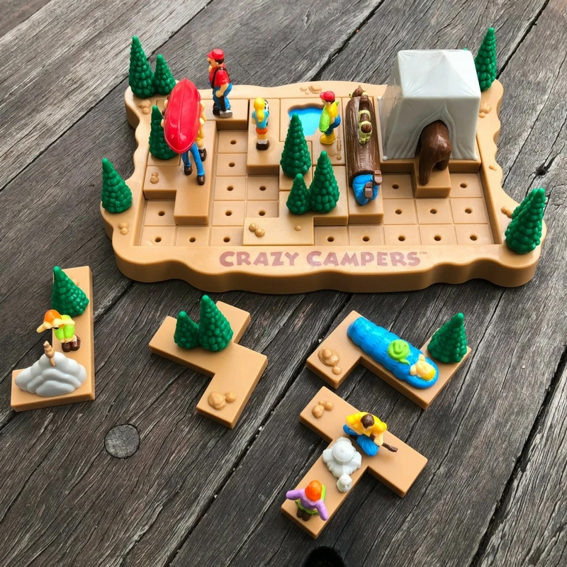 팝퓰러 즐거운캠핑 펜토미노 퍼즐 1인용 두뇌발달 보드게임 공간 인지 - 상품 이미지