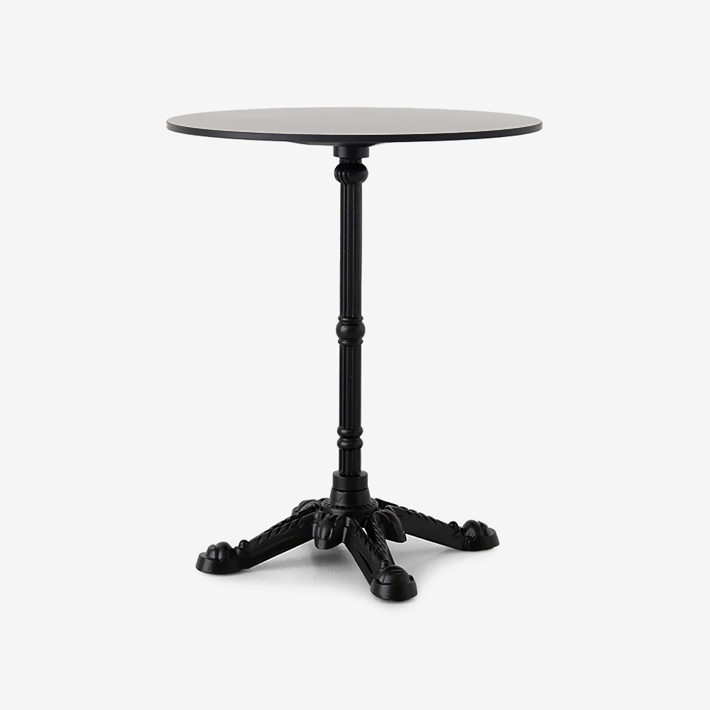 라네트 원형테이블 D60 HPL B형 600mm, 블랙 6047.8017 - 메인 이미지