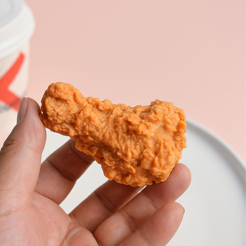 빌리네집 치킨 키링 닭날개 에어팟 차키 열쇠고리 가방고리 백참 가방참 이미지 3