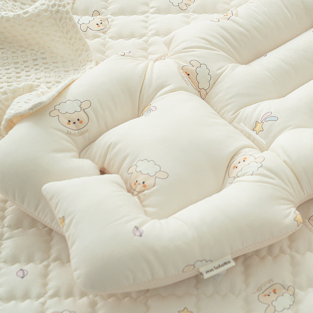 마롤로뜨 유모차 라이너 면 모달 신생아 카시트 쿠션 통통 양면 쿨시트 빌리지 양양이