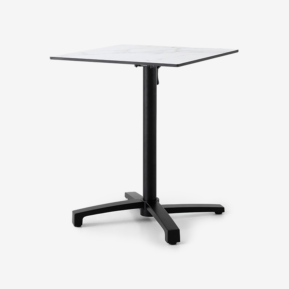 라네트 사각테이블 6060 HPL C형 600mm, 화이트 2692.7764 - 메인 이미지