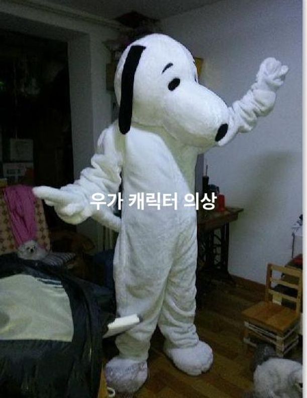 강아지 인형탈 개 코스프레 의상 이벤트 변장 축제 다크브라운 맞춤 제작 - 상세 이미지 3