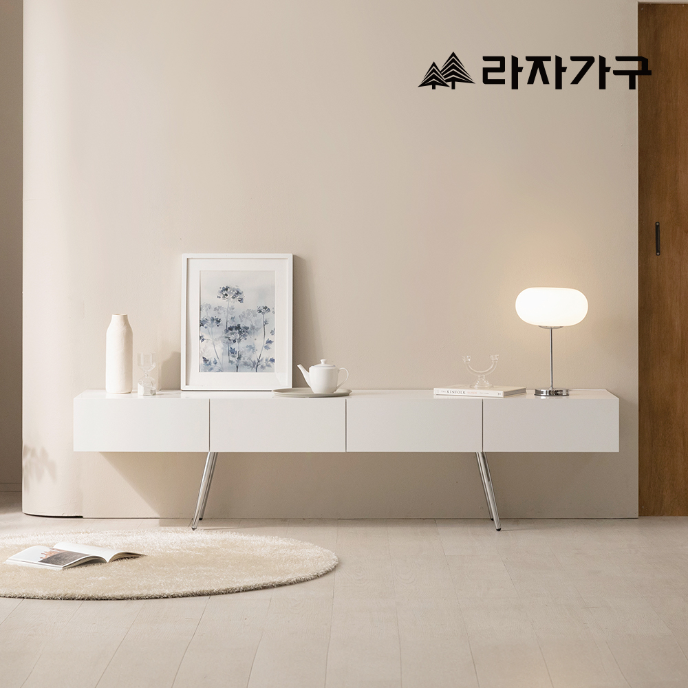 라자가구 커티스 2000 높은 거실장 수납장 티비선반 tv다이