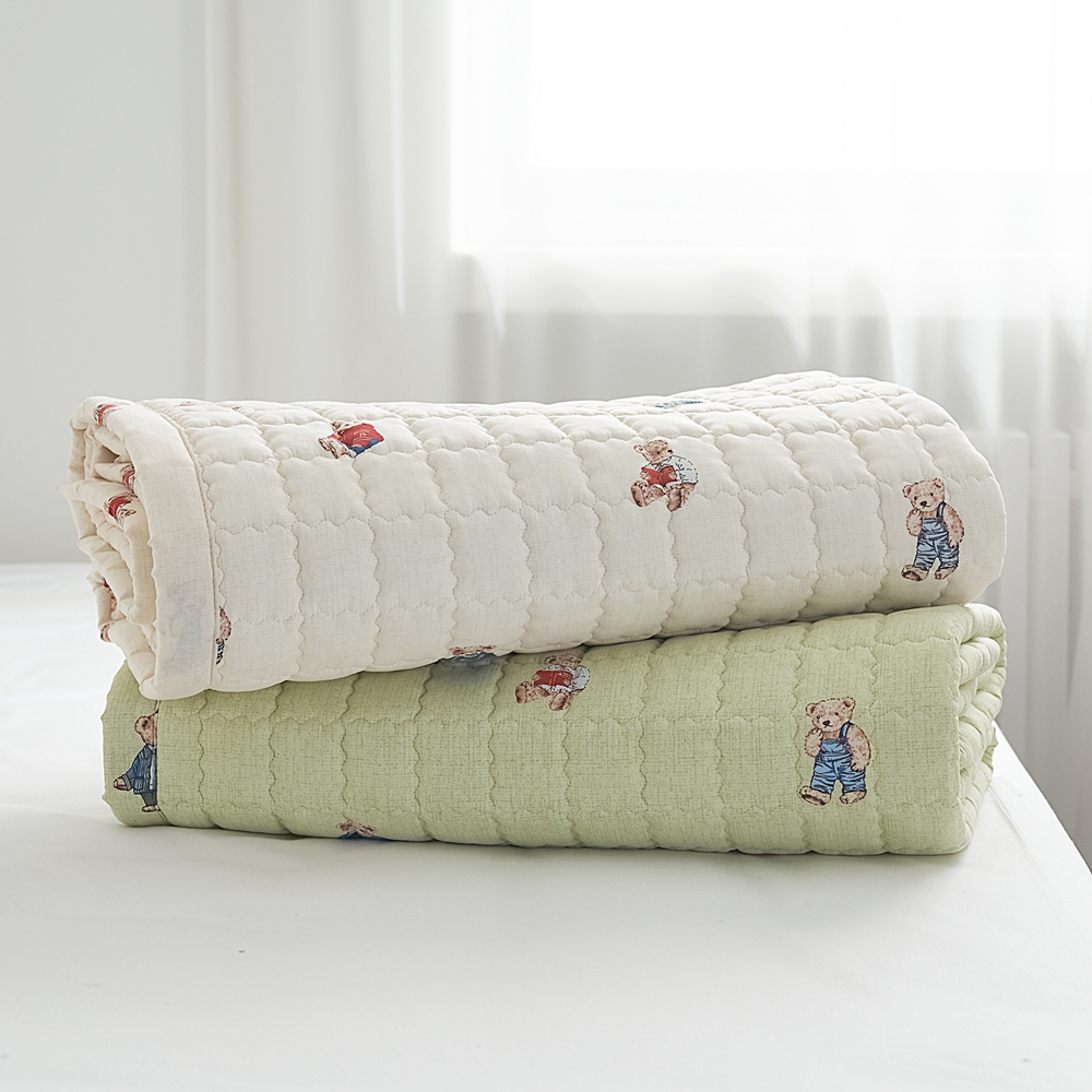 나라데코 키즈 마이크로 워싱 곰돌이 부드러운 침대패드 SS