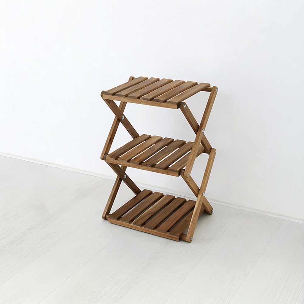 TANG 선반 415 좁은 아카시아 427x310x617mm, 3단, 브라운 2509.4704 - 메인 이미지