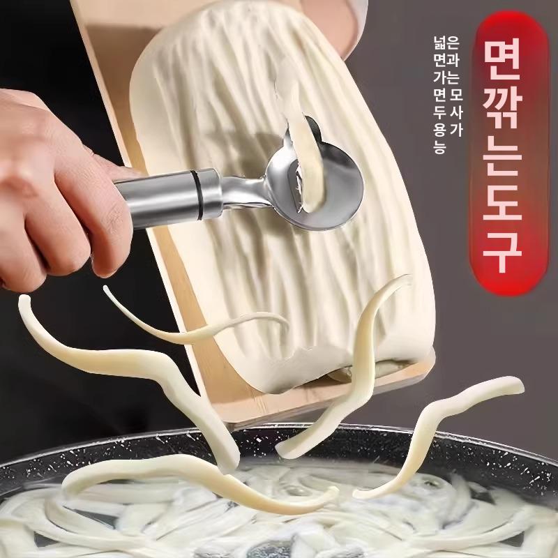 도삭면 칼 면 국수 요리 가정용 도삭 스테인리스 중식요리 업소용 메밀 식품 비빔 1개 - 상세 이미지 2