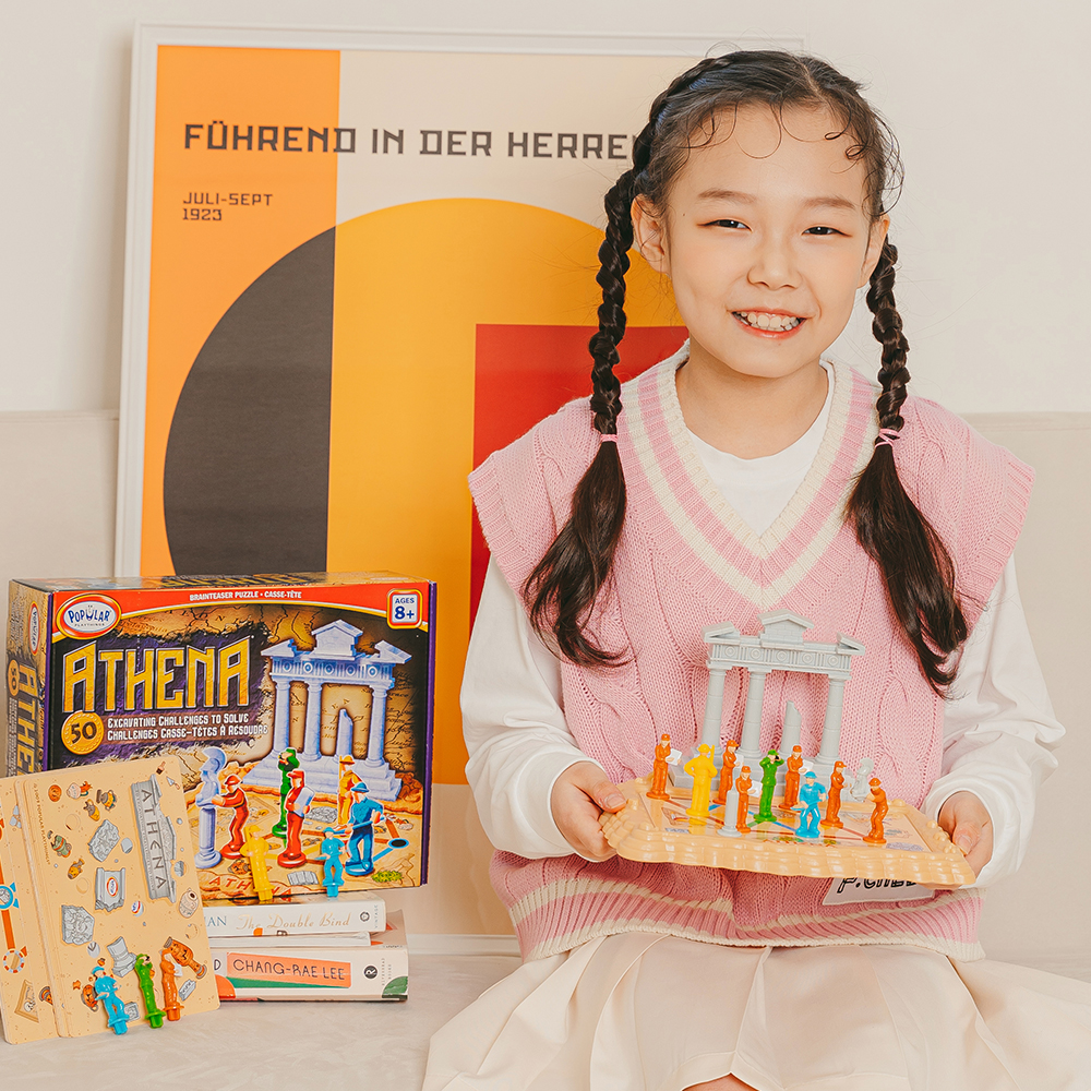 팝퓰러 아테나 알고리즘 1인용 퍼즐 보드게임 유아 부터 어른 까지 초등 7세 8세 - 상세 이미지 2