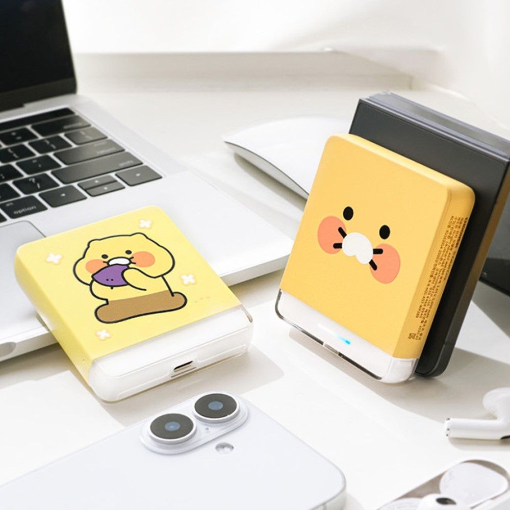춘식이 보조배터리 15W 맥세이프 Z 폴드8 플립8 무선 고속 휴대용 5000 mAh 고구마 이미지 6