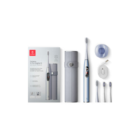Oclean [해외]오클린 Oclean 전동칫솔 X Pro 디지털 세트 , 실버 1개