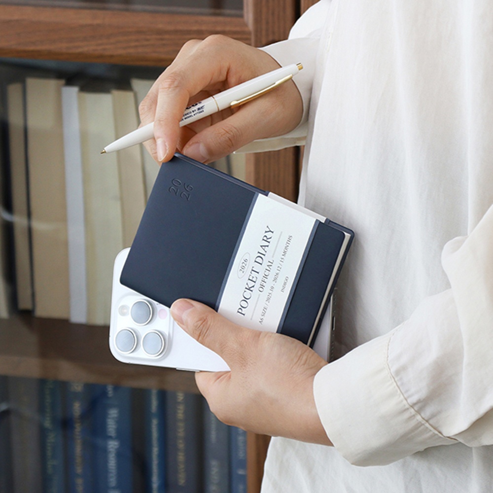 26년 미니 다이어리 2026년 수첩 작은 핸디 다이어리 2026 A6 월간 상세 이미지 3
