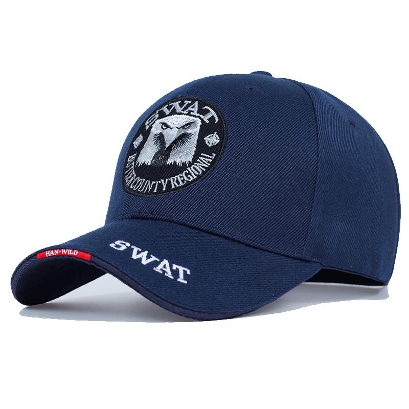 SWAT 모자 경찰 택티컬 빅대두 스왓 볼캡 야구모자 자외선차단 스왓트 블랙 조절 가능 - 상품 이미지