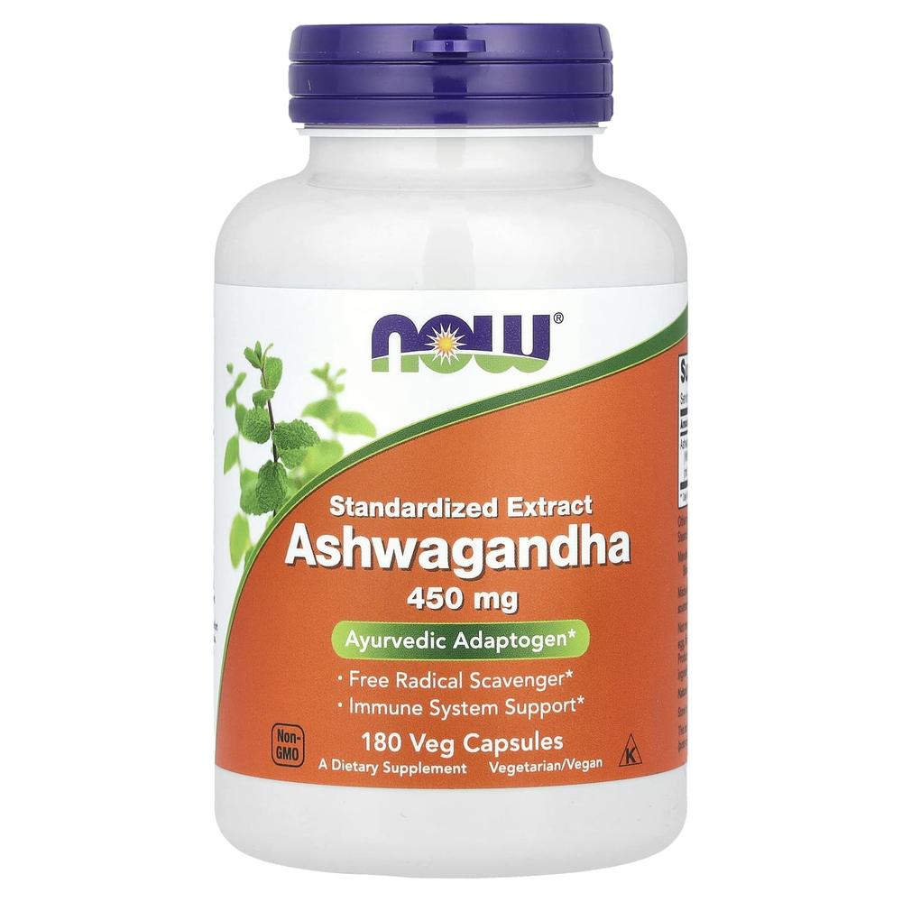 나우 아슈와간다 추출물 450mg Ashwagandha 180정 - 상세 이미지 2