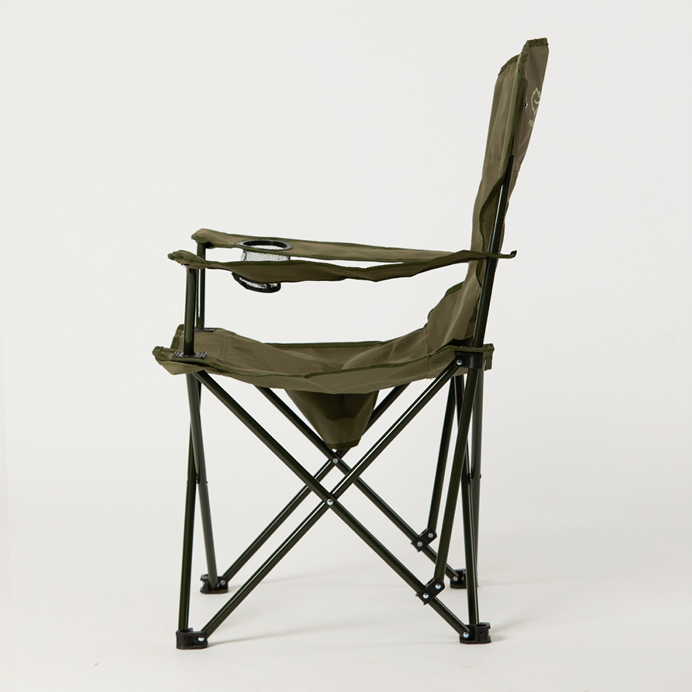 지오프리 리조트 캠핑 의자 1+1 접이식 경량 휴대용 와이드, 카키, 2개