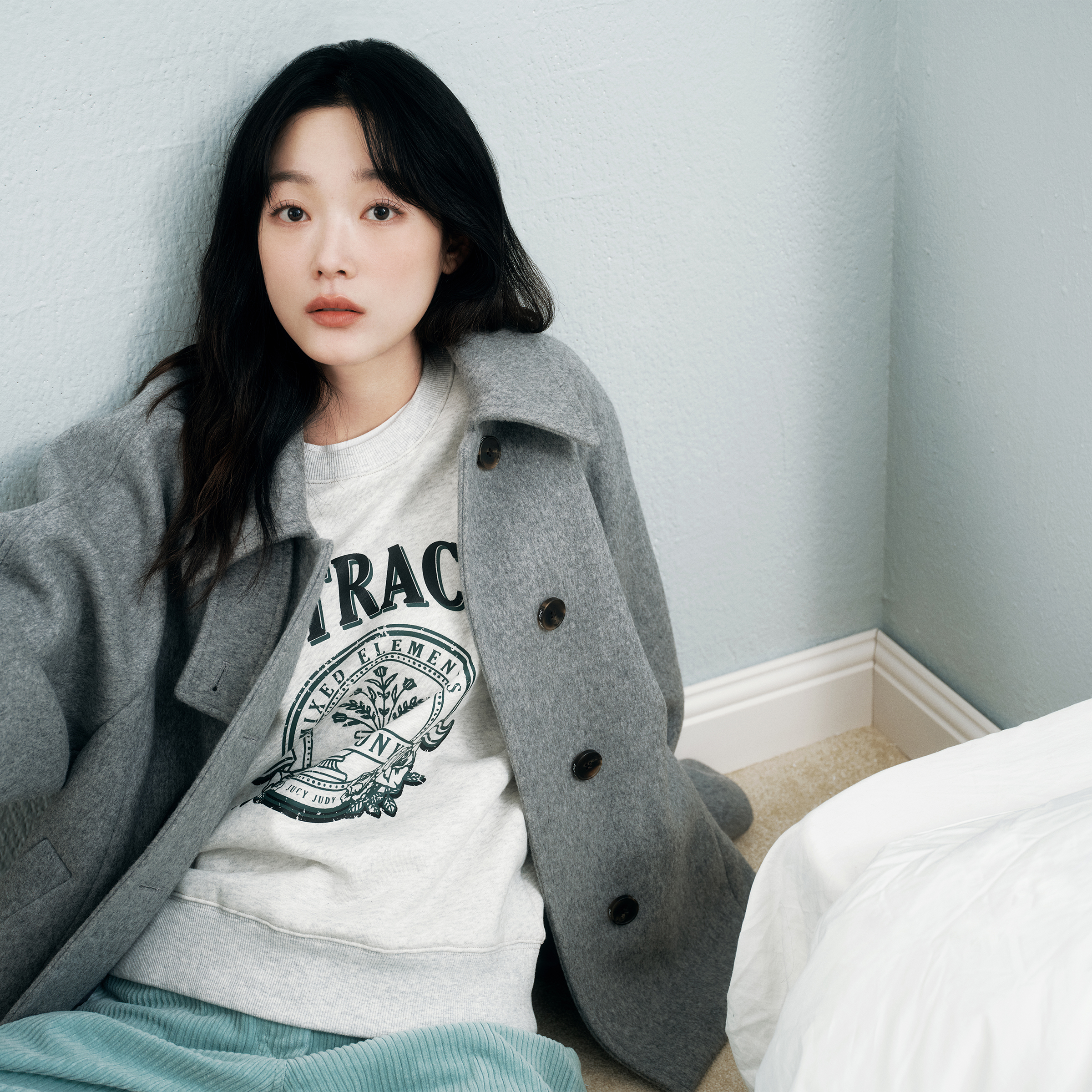 [네이버 단독][N도착보장][쥬시쥬디] 그래픽기모맨투맨 JZTS724B - 상세 이미지 2