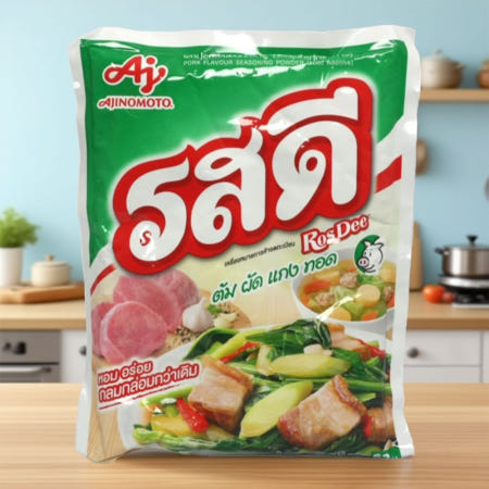 ROSDEE 아지노모토 태국 조미료 볶음 국물 요리 로띠무 400g MSG 돼지고기맛