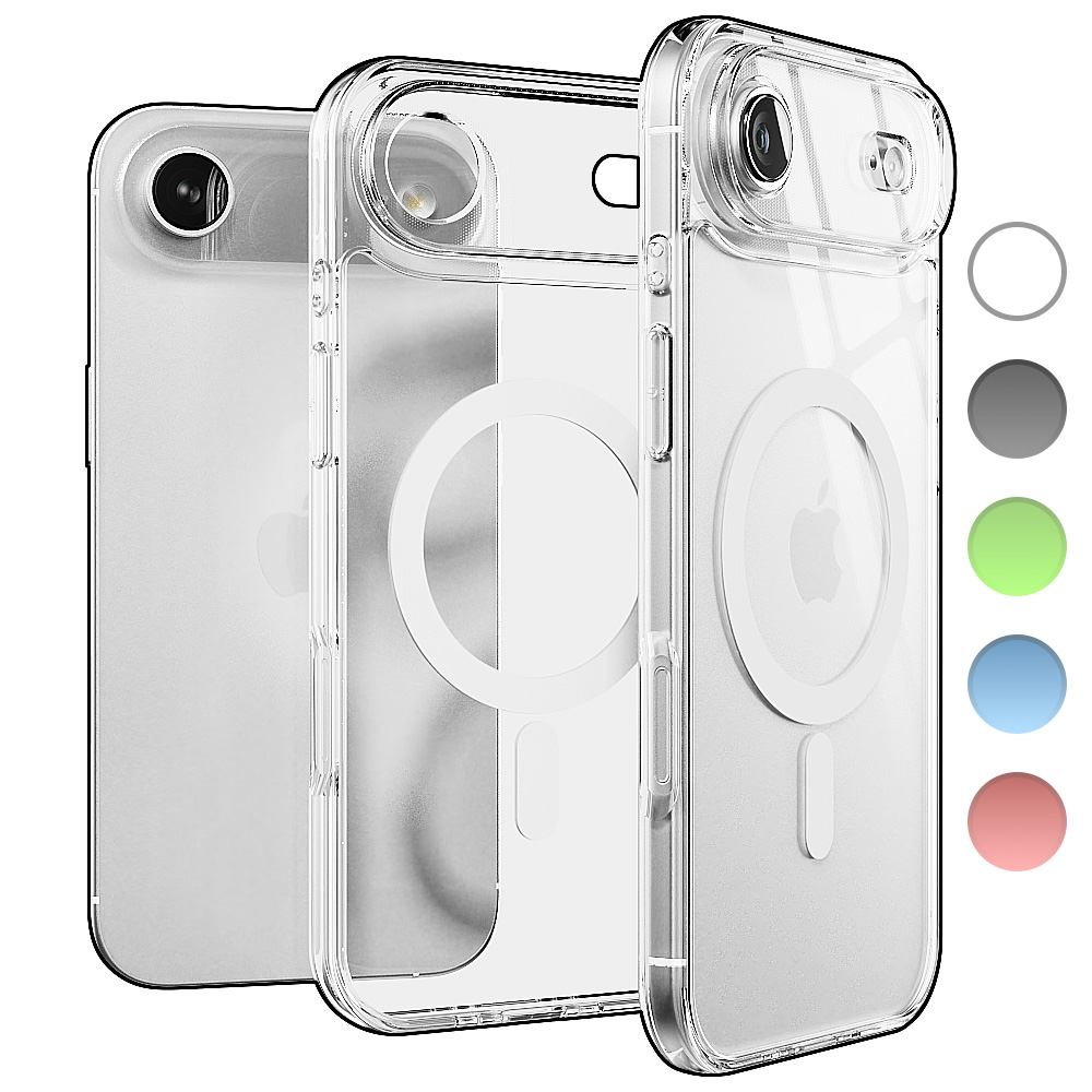 빅쏘 띠부띠부 5가지 컬러 범퍼 맥세이프 케이스 투명, 아이폰 에어 - 상품 이미지