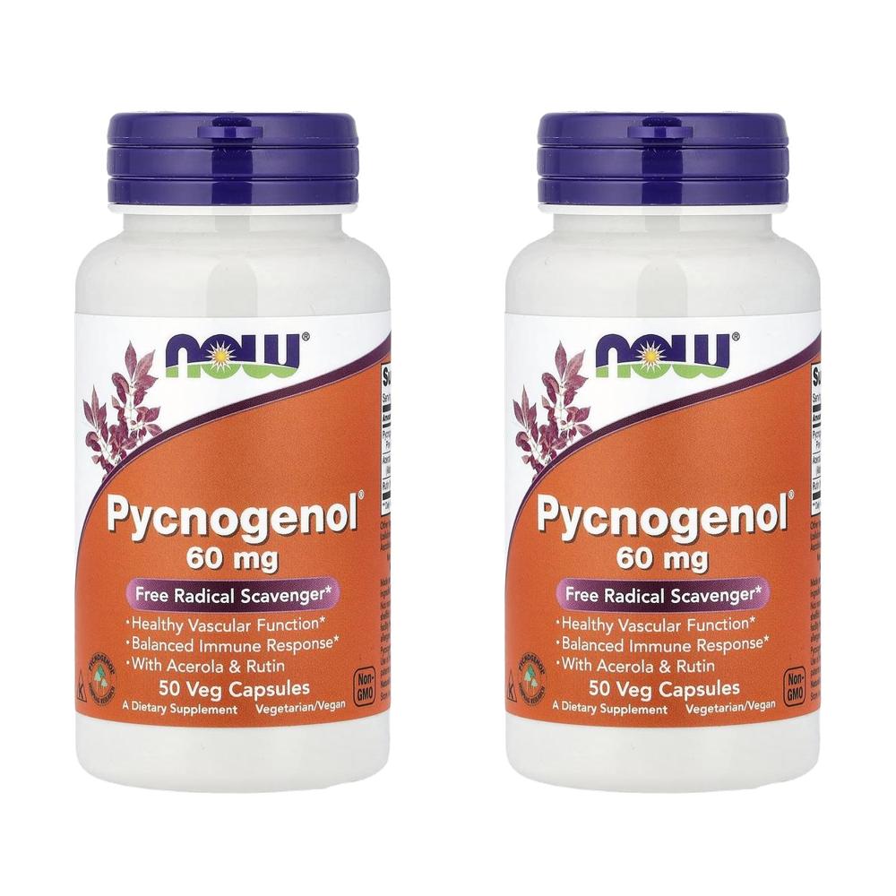 나우 피크노제놀 프랑스 해송 소나무 껍질 추출물 60mg Pycnogenol 50정 (2개) - 상품 이미지