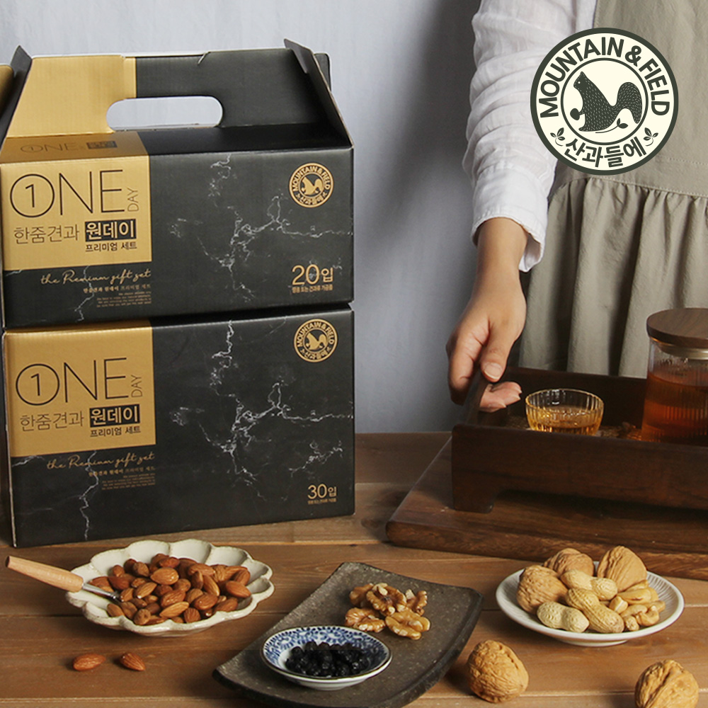산과들에 1+1 하루견과 30봉 선물세트 (견과류선물세트) - 상세 이미지 2