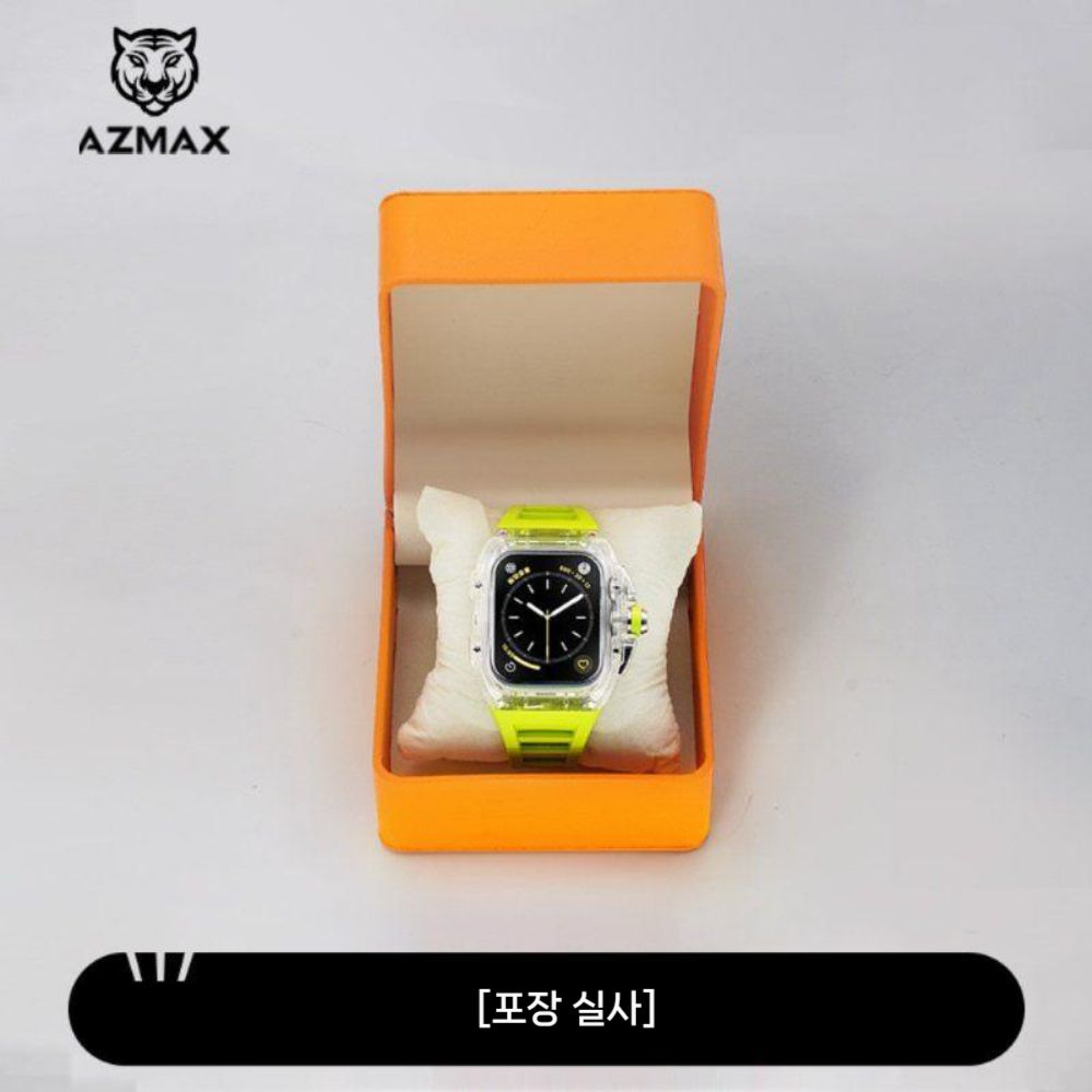 애플워치11 울트라3 se3 스트랩 투명 케이스 일체형 밴드 - 상세 이미지 5