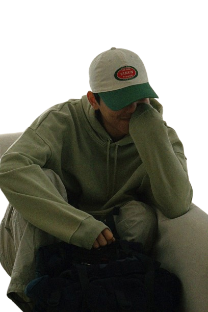밋미 모자 볼캡 mitmie cotton ball cap - green apple - 상세 이미지 2